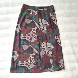 Anthropologie Isla Maude Turia Pencil Skirt Womens Side Zip Stretch Size Small